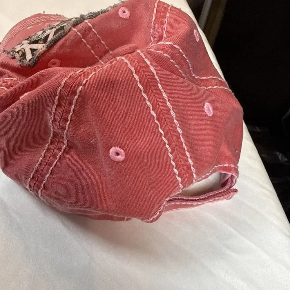 Kbethos Vintage Distressed Hat Crazy Heifer Preowned
